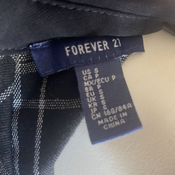 Forever 21 Collared Plaid Mini Dress - Picture 5 of 5